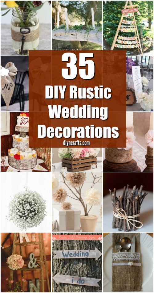 Decorating Ideas for Rustic Themed
  Wedding
