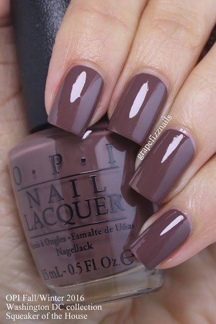 OPI Squeaker of the House is a delicious chocolate brown | Nail .