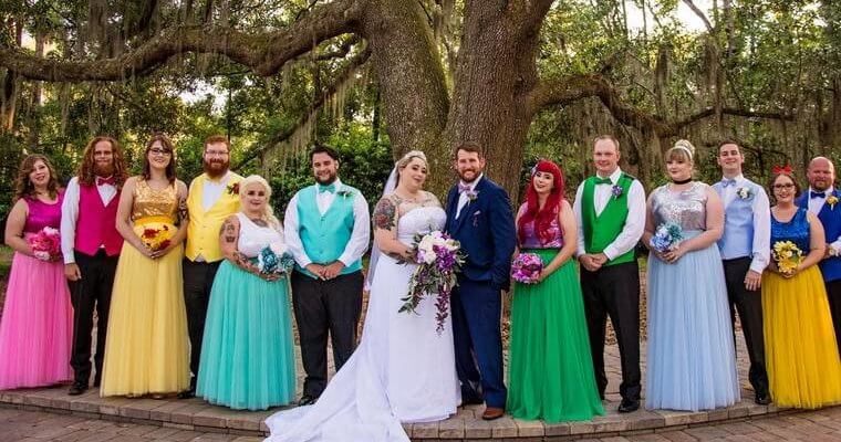 This couple had a magical Disney-themed wedding where every .