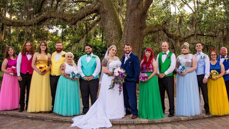 This couple had a magical Disney-themed wedding where every .