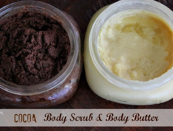 Homemade Cocoa Body Scrub and Body Butter | Keeper of the Ho