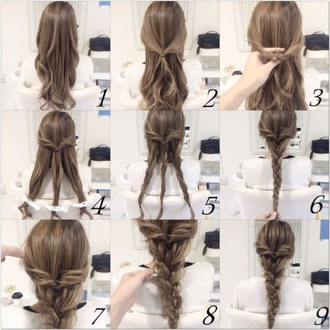 15 DIY Braided Hair Tutorials for Winter | Coiffures simples .