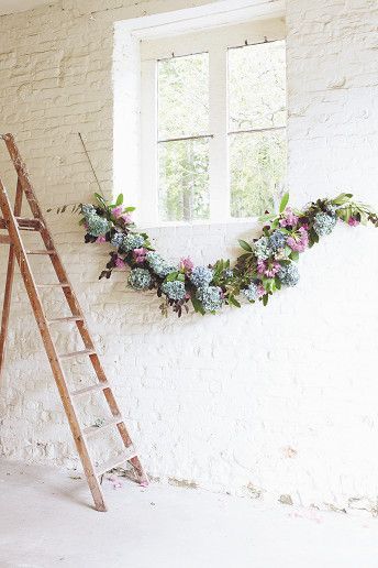 12 DIY Floral Garland Projects for Your Home | Цветочная гирлянда .