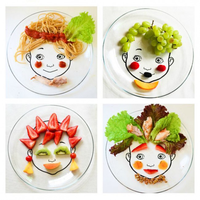 Food Face Plate Designs | Adventure in a B