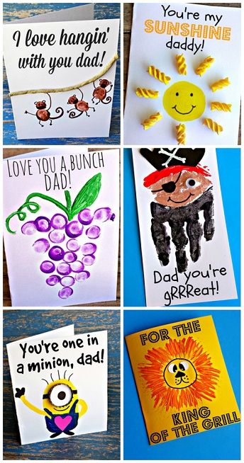 Creative Father's Day Cards for Kids to Make | Fathers day crafts .