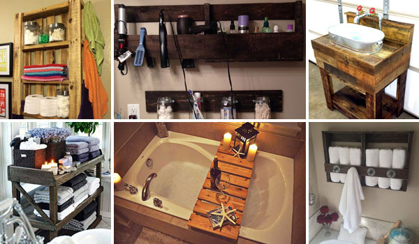 The Best 24 DIY Pallet Projects for Your Bathroom - Amazing DIY .