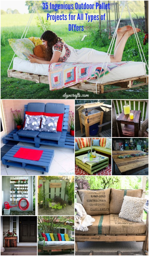 35 Ingenious Outdoor Pallet Projects for All Types of DIYers - DIY .