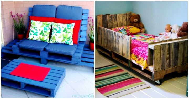 Pallet Projects - 150 Easy Ways to Build Pallet Projects ⋆ DIY Craf