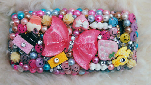 D.I.Y Japanese Cell Phone Case · How To Make A Bejewelled Case .