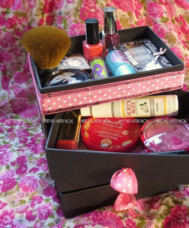 DIY Projects: Makeup Organizers