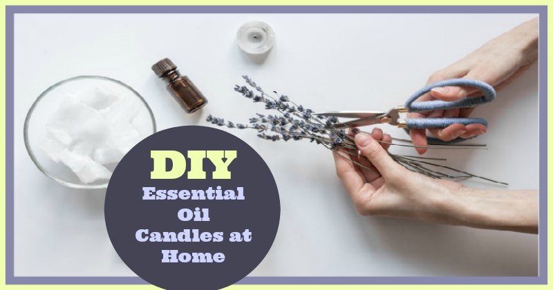 Essential Oils Candle Making at Home DIY Proje