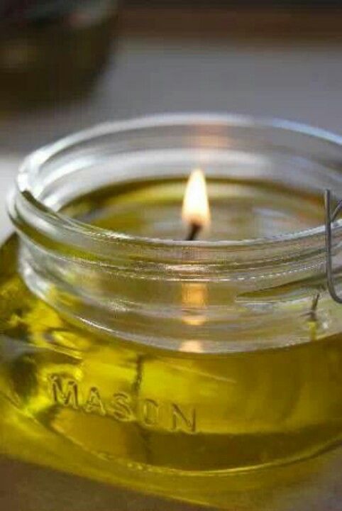 Olive oil candles | Oil candles, Diy candles, Candl
