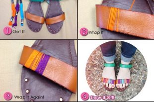 DIY Projects: Pretty Summer Sandals - Pretty Desig