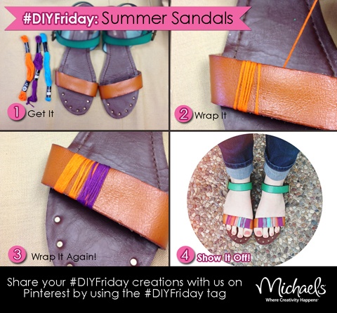 DIY Projects: Pretty Summer Sandals
