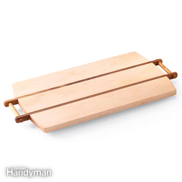 How to Make a Wooden Chopping Board and Serving Tray | Family Handym