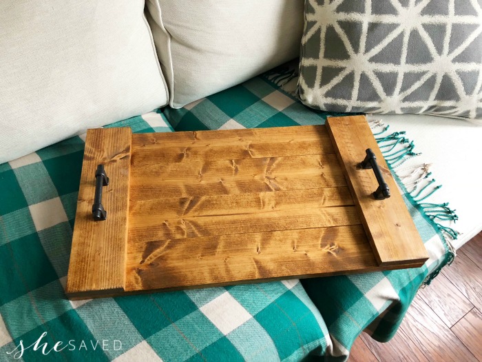 Easy DIY Farmhouse Serving Tray Project - SheSaved