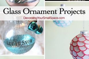 10 Cool & Unique DIY Glass Ornament Projects | Xmas crafts .