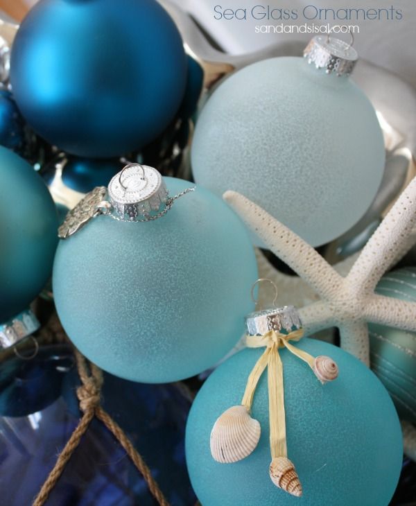 Gorgeous DIY Christmas Ornaments for The Best Tree Ever | Beach .