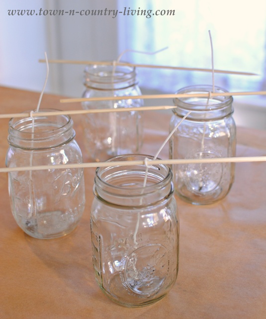 How to Make Mason Jar Candles - Town & Country Livi