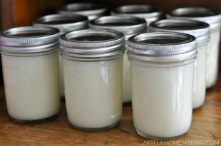 Make Your Own Mason Jar Soy Candles {Tutorial} - Artful Homemaki