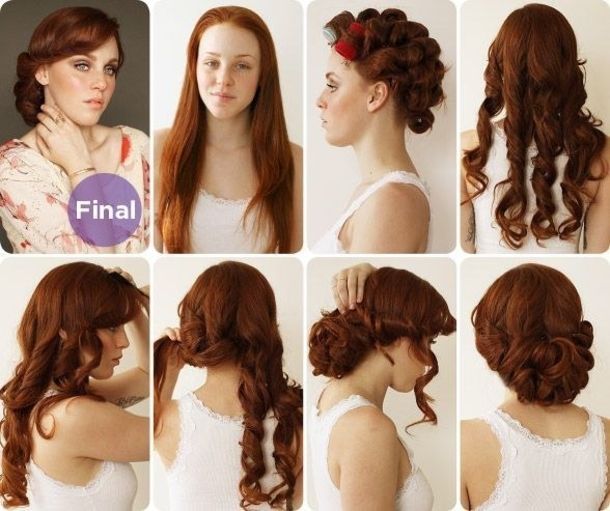 30 Vintage DIY Hairstyles For Women hair diy diy hair vintage hair .