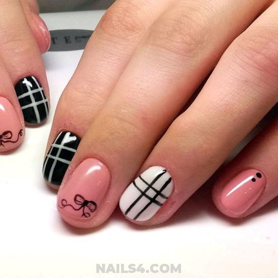 20+ Beautiful And Easy Nail Designs for Teens | Simple nails .