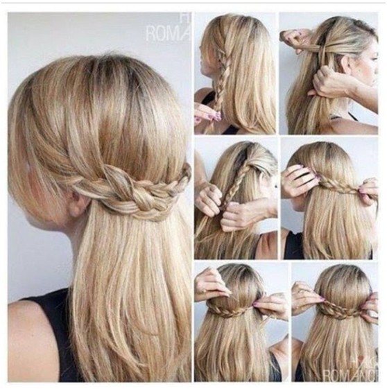 Easy and Quick Half Up Braid Hairstyles