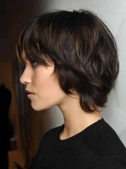 Dark Brown Hairstyles for Short Hair - Cute Easy Haircut - PoPular .