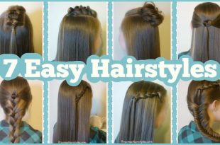 EASY 5 MINUTE HAIRSTYLES YOUTUBE PERFECTLY!!! - mossPink ~shibazakur