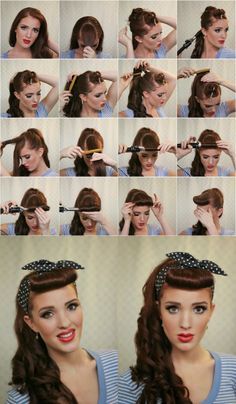 14 Super Easy Hairstyles for Your Everyday Look | Retro hairstyles .