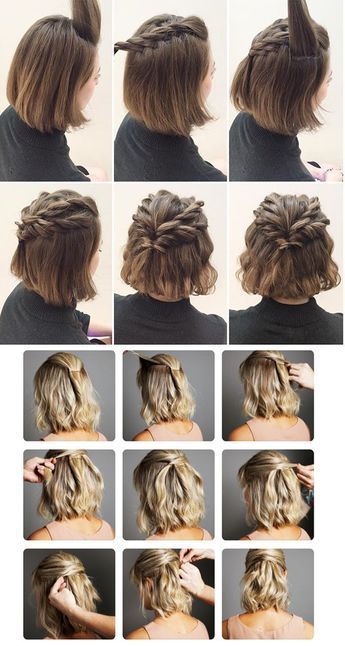 10 Easy Hairstyles For The Lazy Girl | Kolay saç modelleri, Kendin .