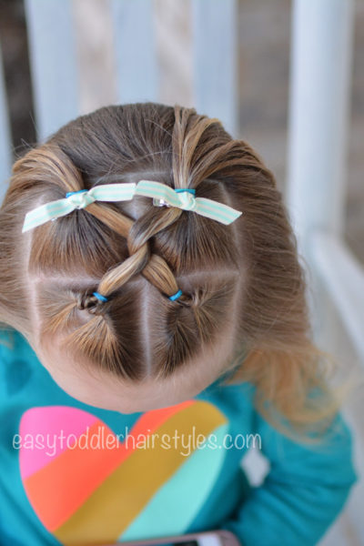 Easy Toddler Hairstyles - Easy and quick toddler hair tutorials .