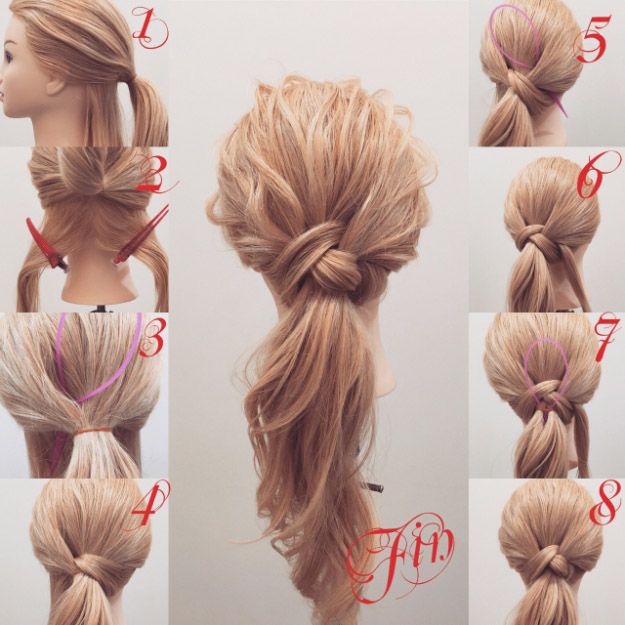 38 Glam Ponytail Tutorials | Hair styles, Long hair styles, Hair .