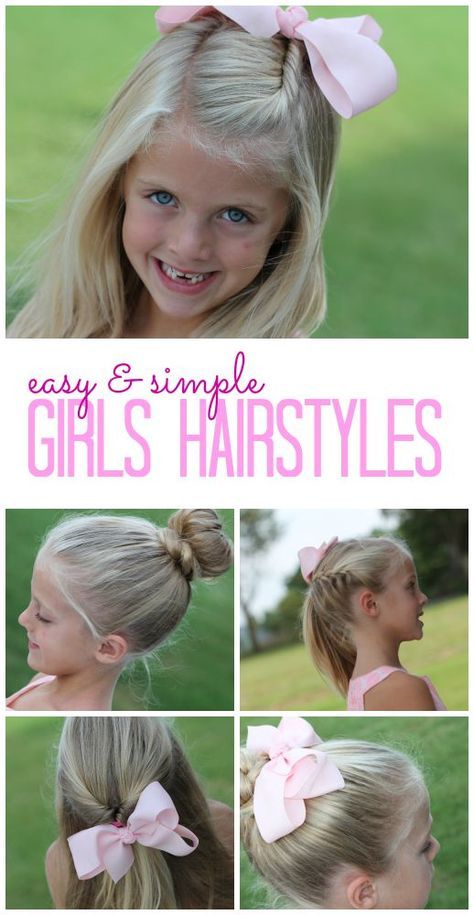 Easy and Simple Girls Hairstyles! DIY Tutorials and Easy Hair Tips .