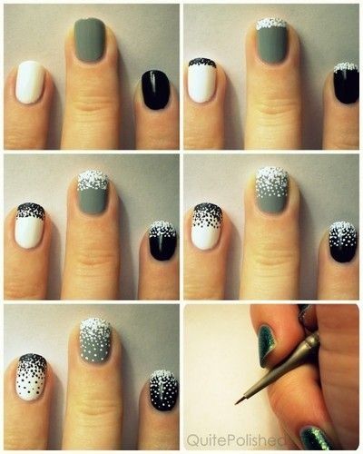 22 Easy Nail Tutorials - Nail Art Tutorials | Simple nails, Diy .
