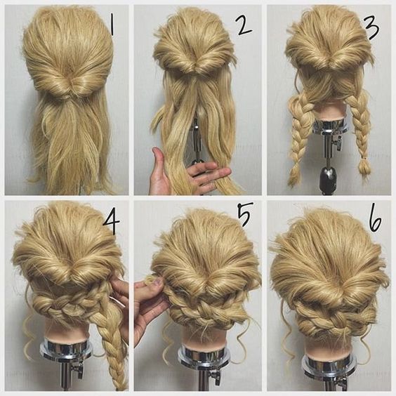 11 Easy Step by Step Updo Tutorials for Beginners - Hair Wrap .