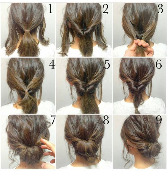 11 Easy Step by Step Updo Tutorials for Beginners – Hair Wrap .