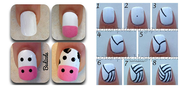 Step By Step Nail Art Tutorials For Beginners & Learners 2013 .