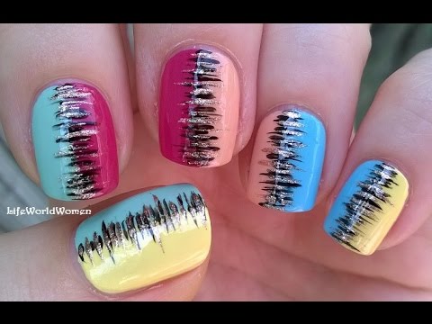 Easy Stripe Nails for Beginners