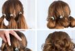 Cute and Messy Low Updo | Easy hair updos, Low updo hairstyl