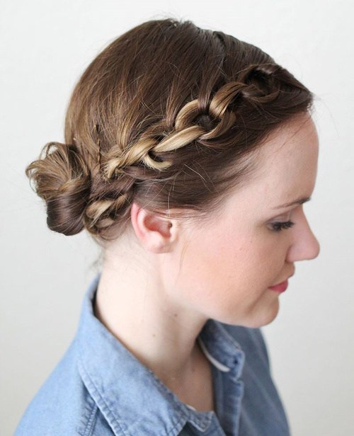 20 Easy Updos For Medium Ha