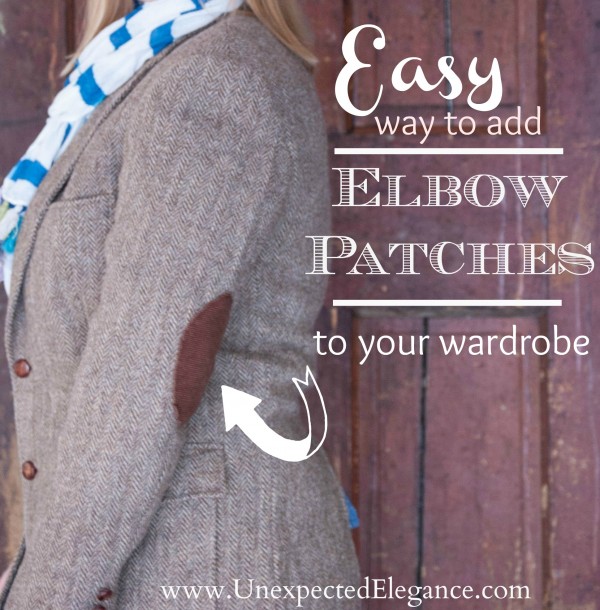Easy Way to Add Elbow Patches to Your Wardrobe | Unexpected Elegan