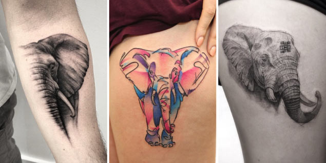 51 Exceptional Elephant Tattoo Designs & Ideas - TattooBle