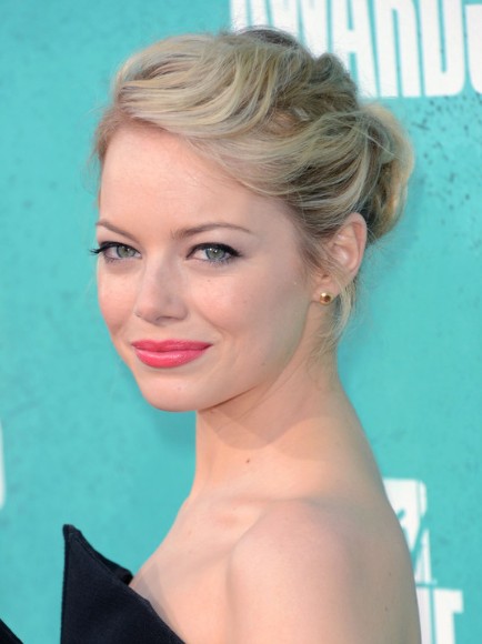 Emma Stone updo hairstyles for Prom - PoPular Haircu