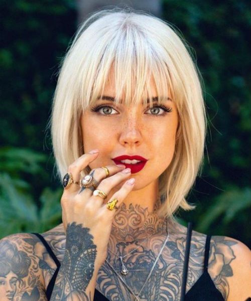 Eye Catching Full Fringe Bob Haircuts and Hairstyles 2020 for Your .