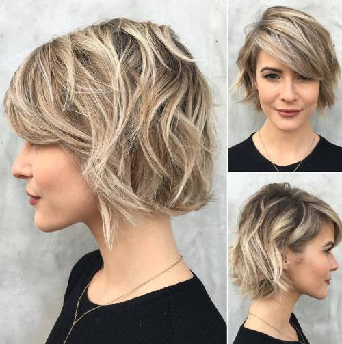 70 Fabulous Choppy Bob Hairstyles – Best Textured Bob Ide