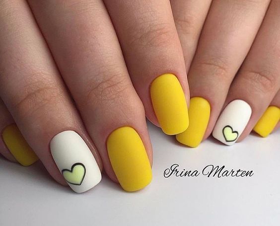 Top 50+ ideas for Yellow Nail art designs | Yellow nail art, Nail .