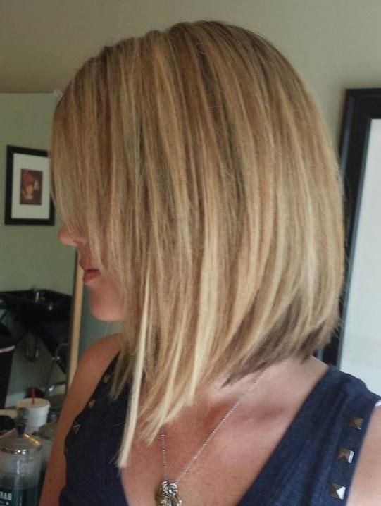 Medium Length Inverted Bob Hairstyles For Fine Hair | Inverted bob .