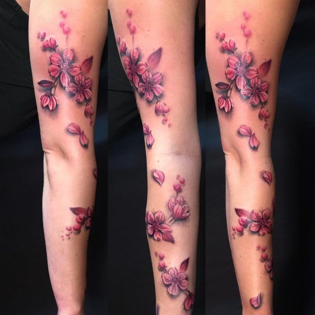 75+ Fantastic Japanese Cherry Blossom Tattoo – D... - #blossom .