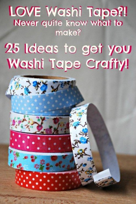 Washi Tape Crafts & Ideas - Red Ted A